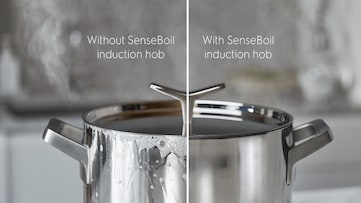 Готварска тенджера изкипява без SenseBoil